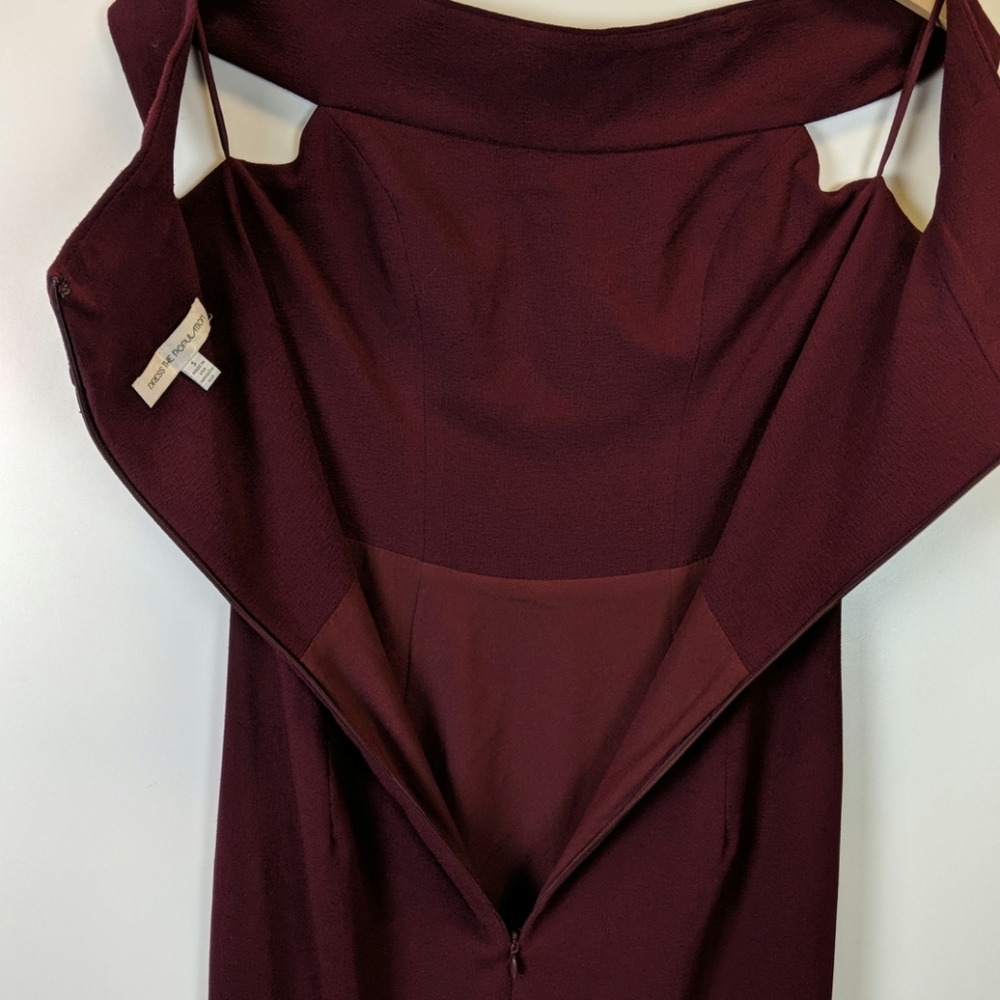 Dress the population Jackie off shoulder  dress - Picture 4 of 4